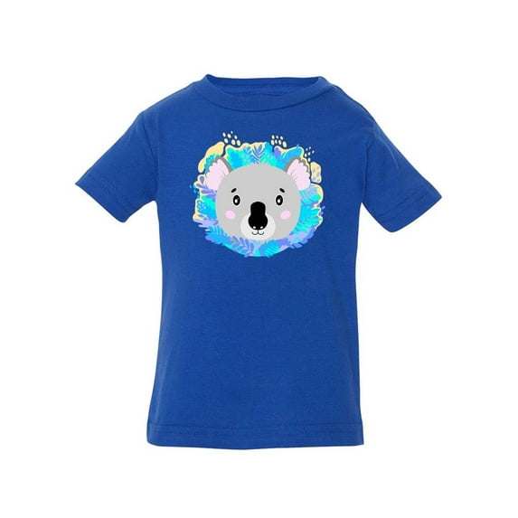Koala Face With Leaves T-Shirt Infant -Image by Shutterstock, 6 Months
