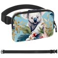 thumbnail image 1 of Koala Fanny Pack, Quick Release Buckle Travel Sport Waist Fanny Pack Bag for Men Or Women, 1 of 6