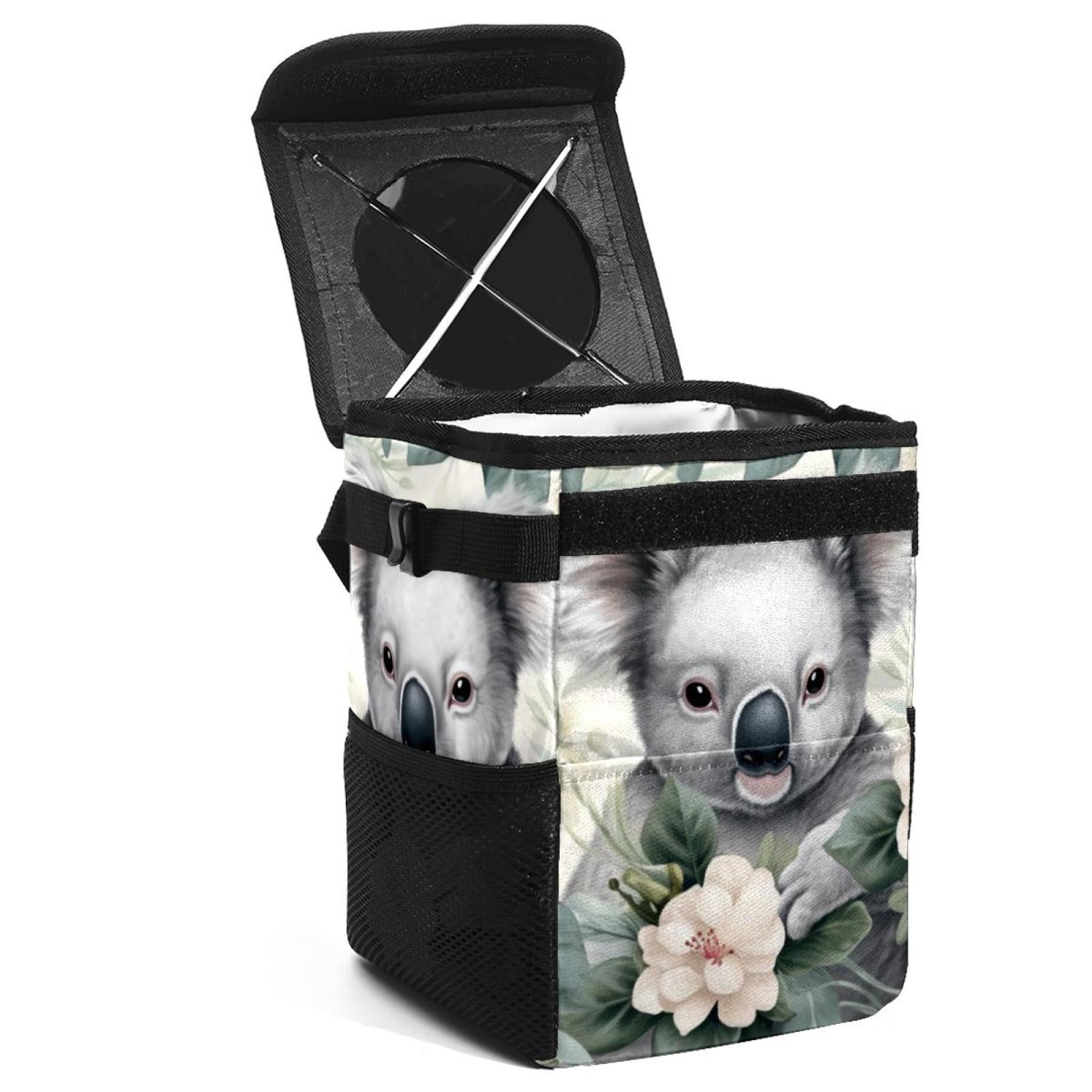 Cross Foldable Car Trash Can With Lid - Leak-proof Hanging Storage Bag For Car Trash Bin, Car - View #12