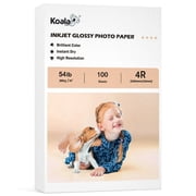 Koala Glossy Photo Paper 4x6 54lb Photo Printer Paper 100 Sheets 200g 11Mil for Inkjet Printer Epson,Canon,HP