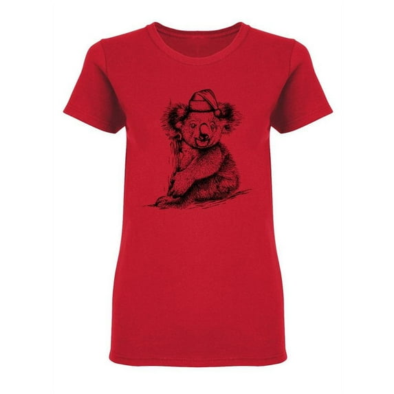 Koala Graphic T-Shirt Women -Image by Shutterstock, Female XX-Large