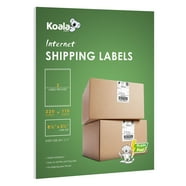 Half Sheet Shipping Labels 5.5x8.5 - 50 Laser & Inkjet Printable Labels