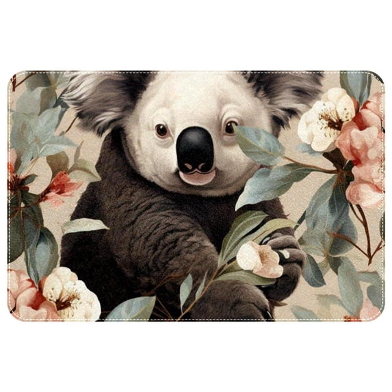 Koala Indoor Area Rug Carpet Mat - Polyester Non-Slip Machine Washable
