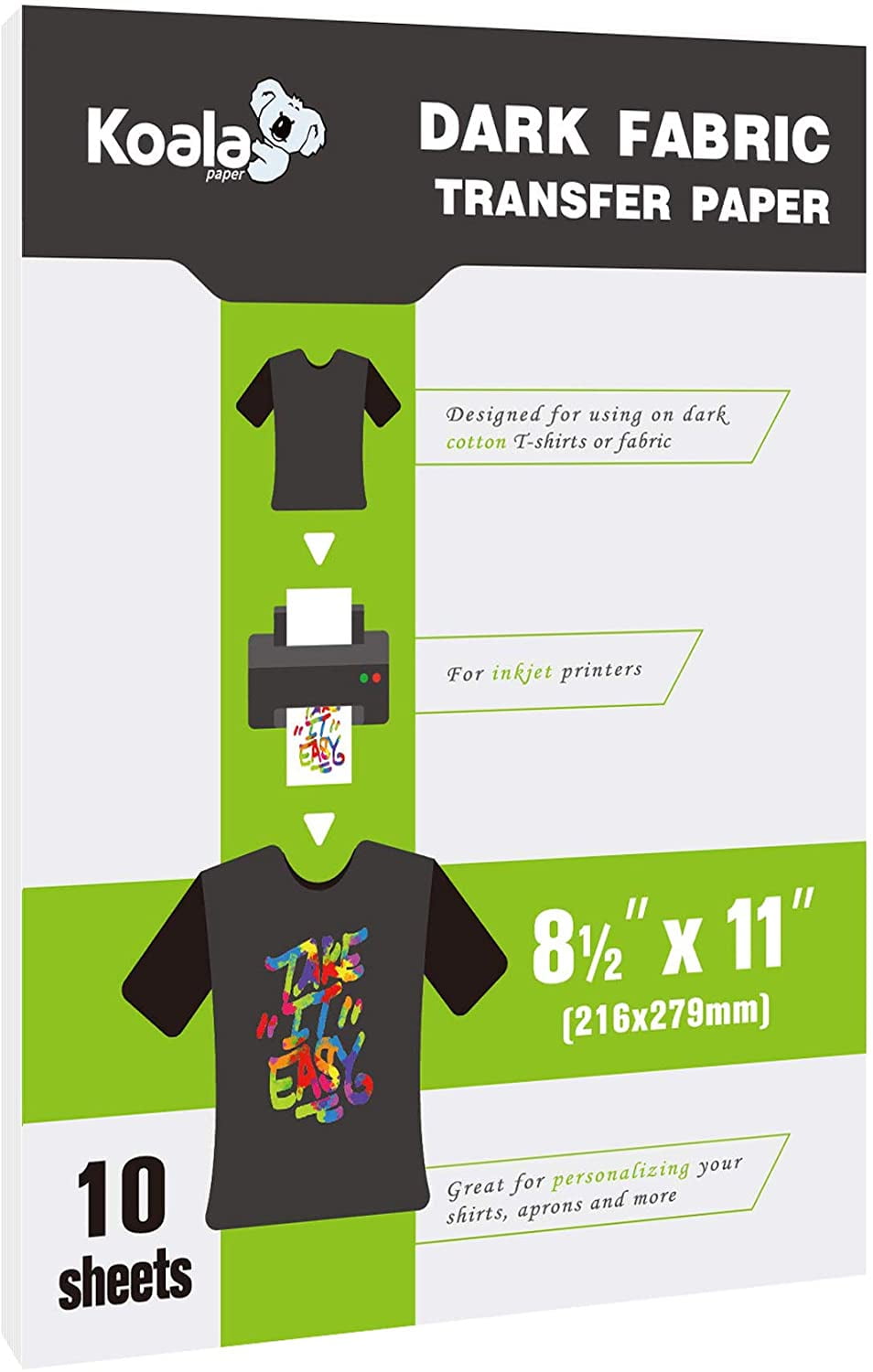 Printable Heat Transfer Vinyl Sheets On Heat Transfer Paper For Light