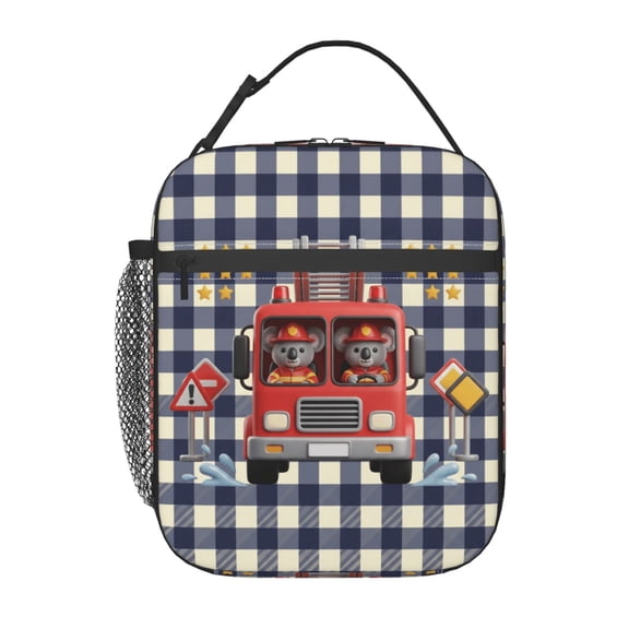 Koala Insulated Lunch Bag Reusable Lunch Box For Women Men Adorable Koala Print Leakproof Thermal Meal Prep Tote With Clip-on Buckle Handle Side Pocket