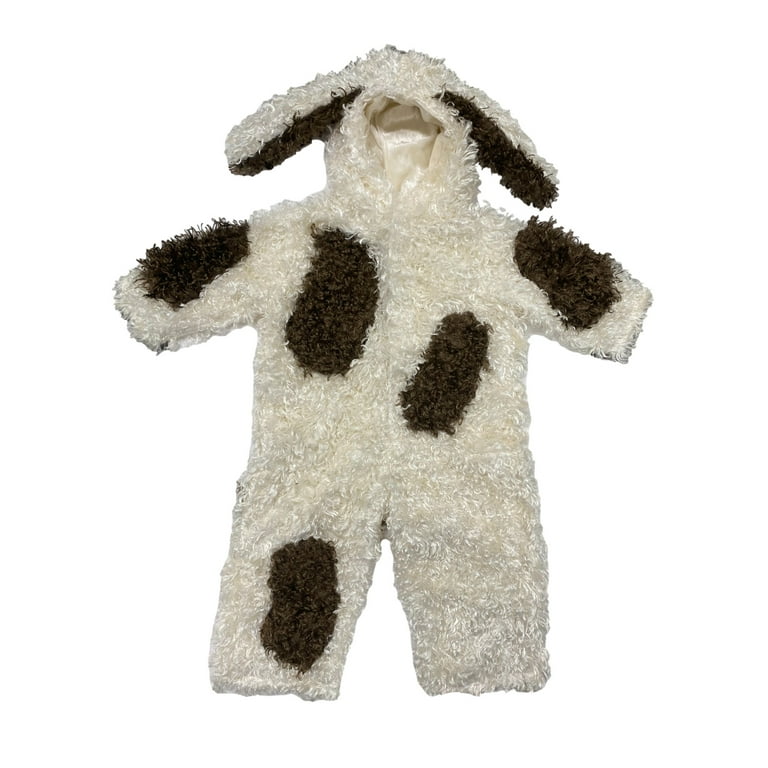 Dog Costume Kids Brown Hooded Jumpsuit Dog Costume Kids Brown Hooded Jumpsuit