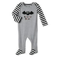 thumbnail image 1 of Koala Kids Infant Boys Halloween Sleeper Gray Batty for Daddy Sleep & Play 0-3m, 1 of 1