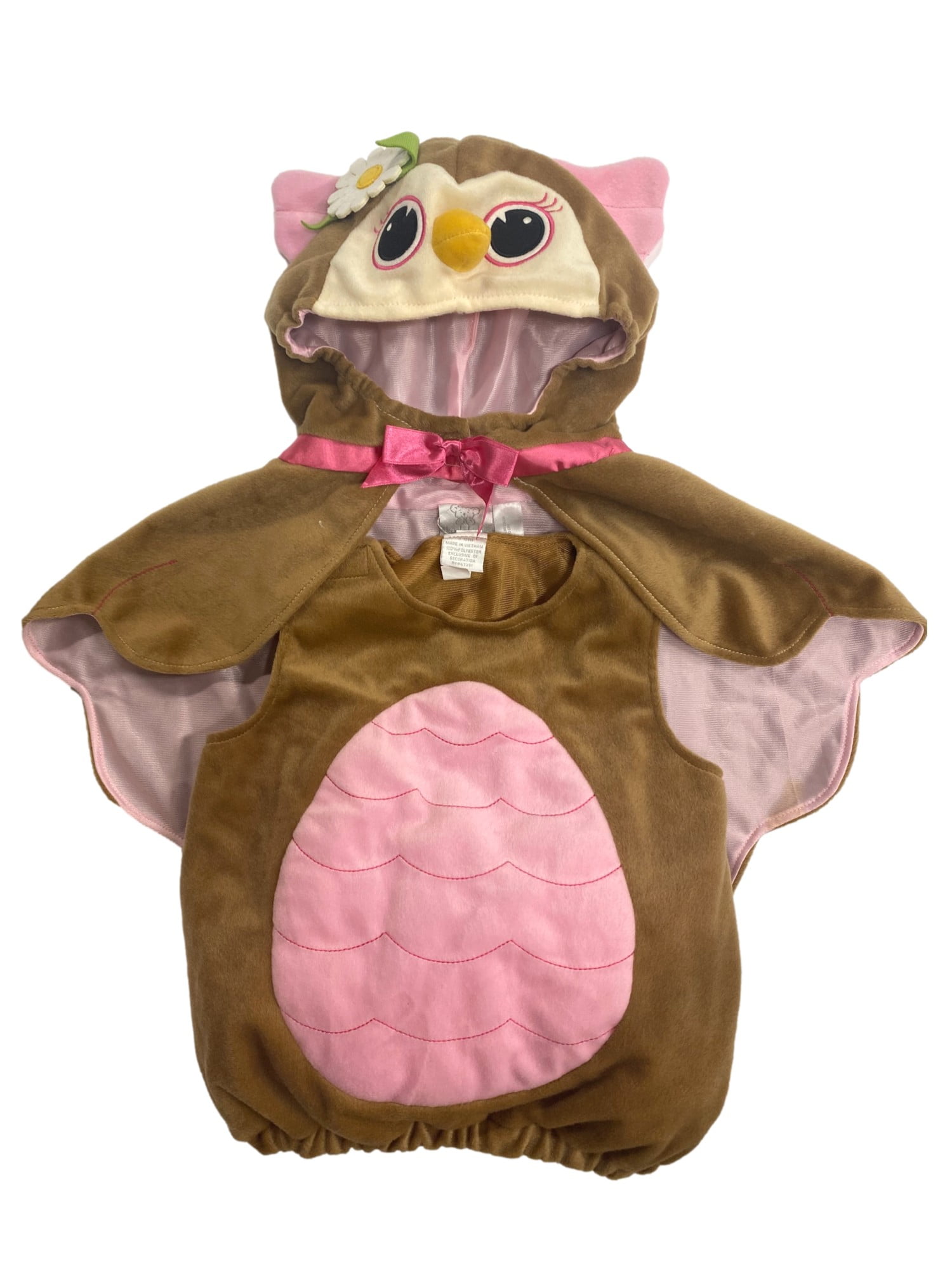 Koala Kids Infant Girls Baby Owl Plush Brown Pink Halloween Costume 12 18 M