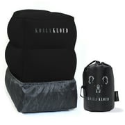 Koala Kloud Travel Foot Rest Inflatable Foot Rest Pillow, Airplane Footrest for Flights Car Seat Foot Rest, Kids Travel Accessories, Black