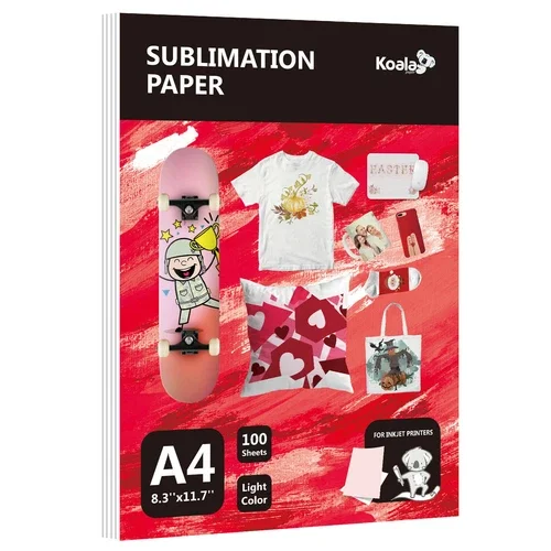 Koala Ksp-11X17-118 Dye Sublimation Heat Transfer Paper For Inkjet Printer - 100 Sheet