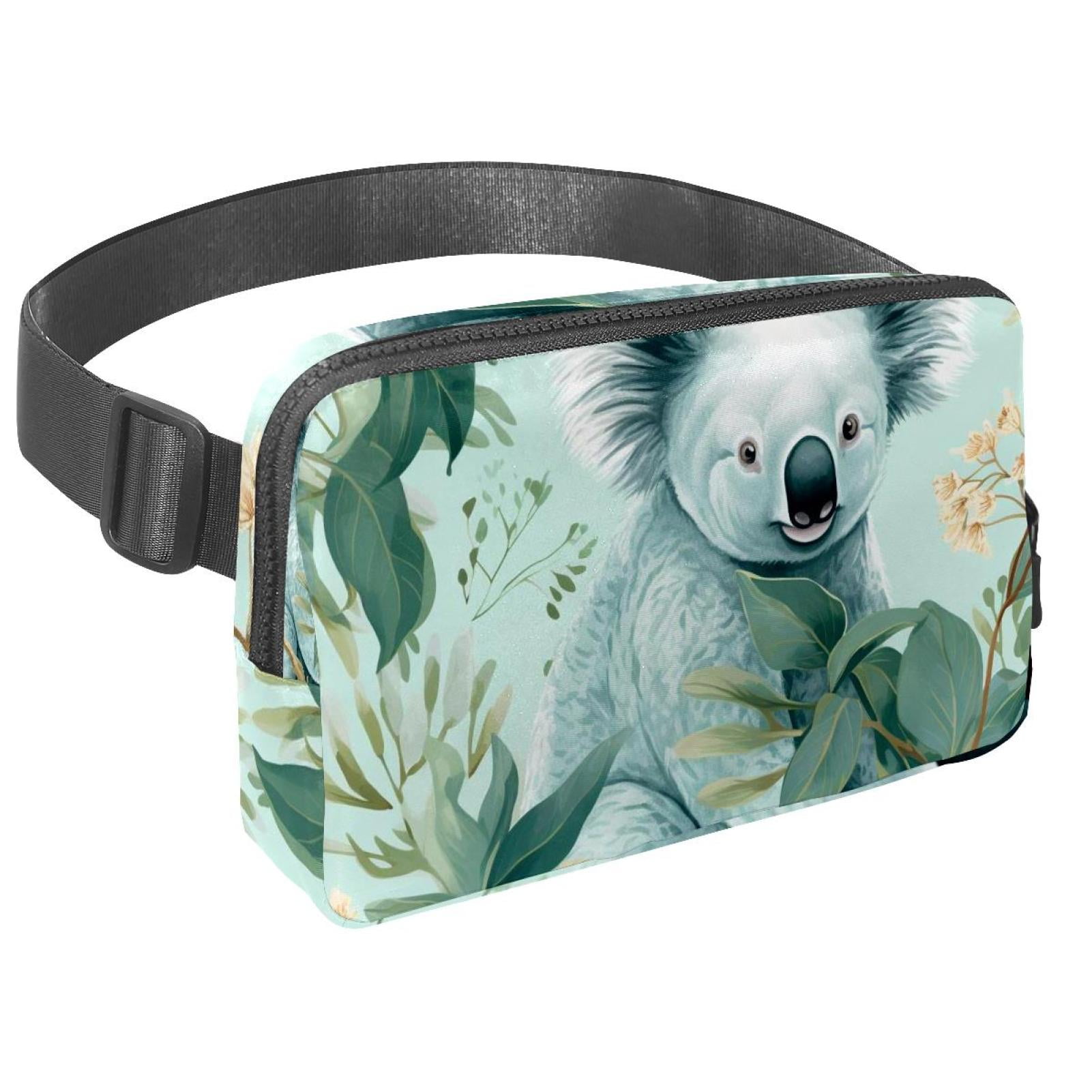 Koala Lightweight, Adjustable Fanny Packs with Extension Strap - Unisex Sling Bag Money Belt