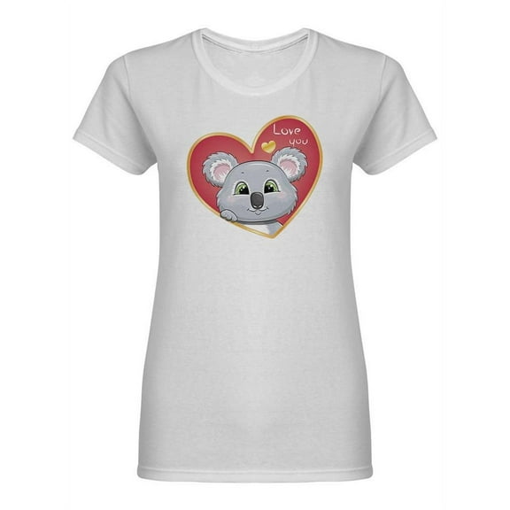Koala Love T-Shirt Women -Image by Shutterstock, Female x-Large
