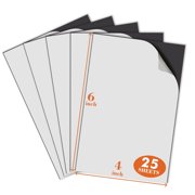 Koala Magnetic Sheets with Adhesive Backing 4x6 inch 20mil 25 Sheets for DIY Photo Frame Ablums, Crafts