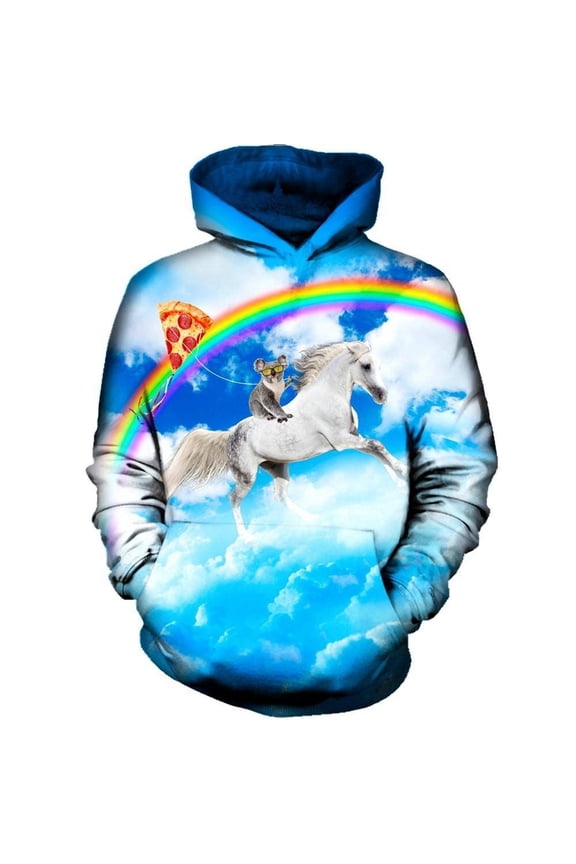 Koala Man All Over Print Unisex Tee Sweatshirt Hoodie