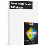 Koala Cardstock Heavy Weight Matte Photo Printer Paper for Inkjet or Laser Printers, 8.5x11 inch, 100 Sheets, Thick Card StockPaper