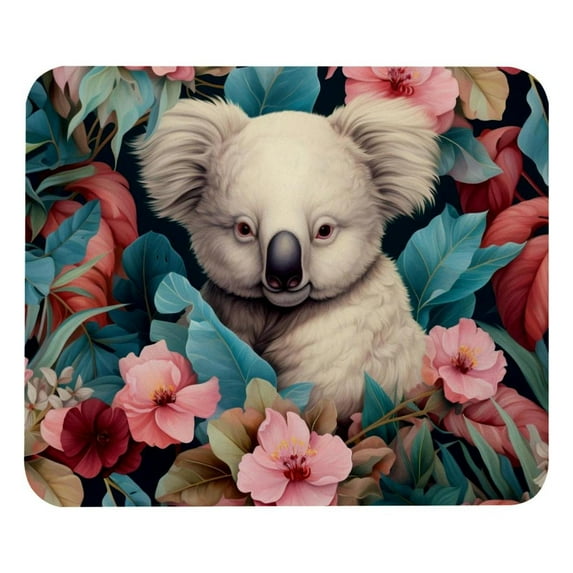 Koala Mouse Pad, Rubber Base Computer Mouse Pads for Wireless Mouse