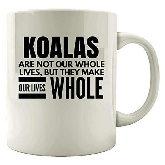 Koala 11 oz Coffee Mug - Wombat Design White Ceramic Gift