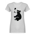 thumbnail image 1 of Koala Negative Space T-Shirt Women -Image by Shutterstock, Female x-Large, 1 of 2