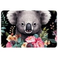 thumbnail image 1 of Koala Non-Slip Machine Washable Polyester Floor Carpet Office Rug Chair Mats, 1 of 6