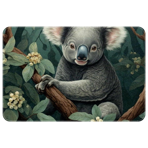 Koala Non-Slip Polyester Kitchen Mat Door Rugs Indoor Rug, Machine Washable