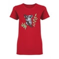 thumbnail image 1 of Koala On A Branch Design T-Shirt Women -Image by Shutterstock, Female Small, 1 of 2