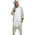 thumbnail image 1 of Koala One Piece - Plush Adult Animal Costume Jumpsuit by Silver Lilly (Gray, Small), 1 of 6