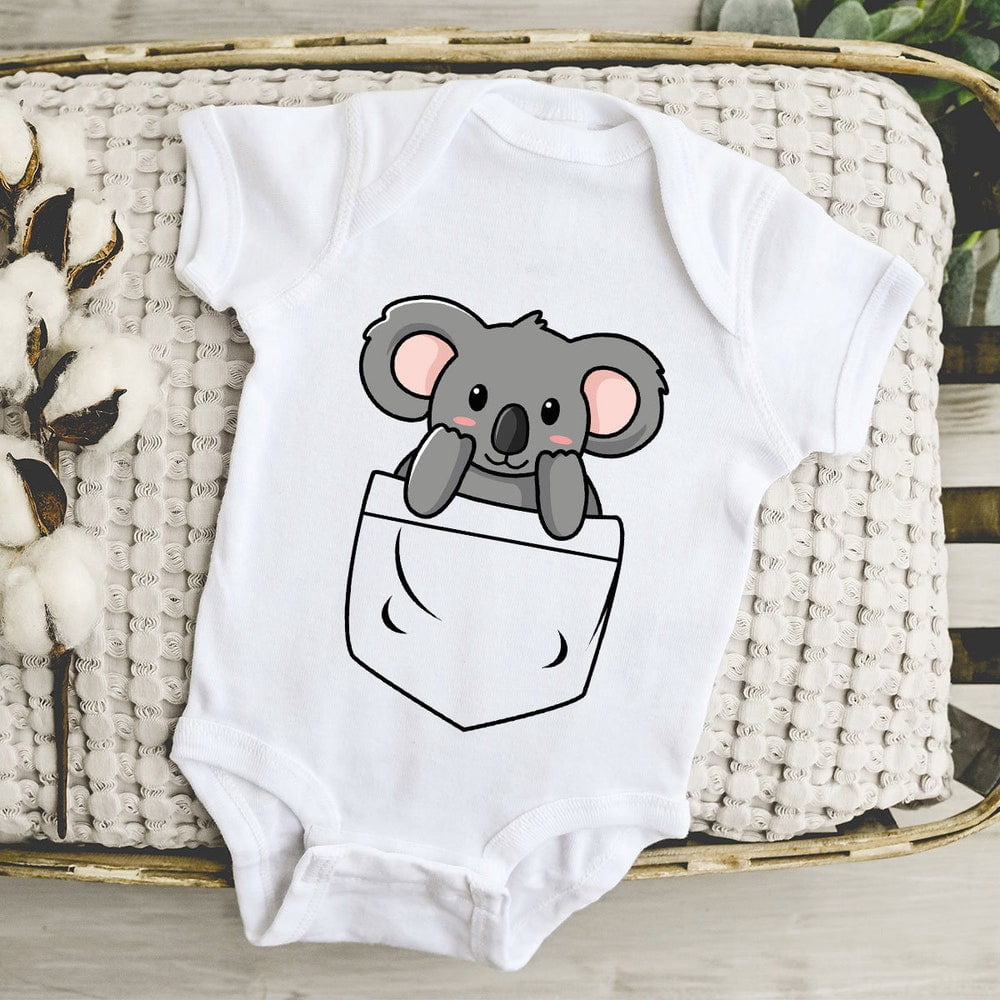 IVAN ORGANIC KNITTED KOALA BODYSUIT