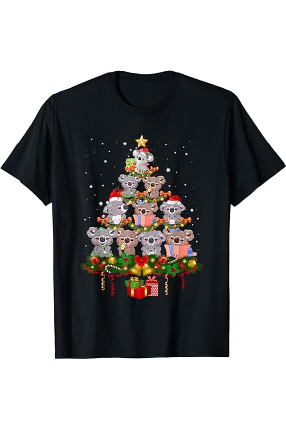 Koala Ornament Decoration Christmas Tree Family Xmas 2023 T-Shirt