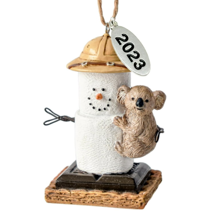Koala Ornament Smores Koala Christmas Ornament Unique Koala Gifts with Year  Hang Tag Comes in a Gift Box - Safari Best Friends Furry Animal Ornament 