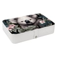 thumbnail image 1 of Koala PU Leather Jewelry Organizer Box Necklace Holder with Removable Compartment - Portable, 1 of 6