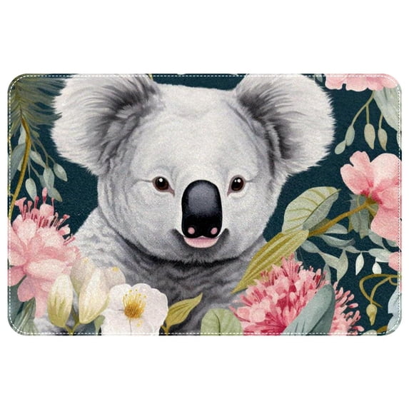 Koala Polyester Non-Slip Door Carpet Kitchen Mat Floor Rug - Machine Washable