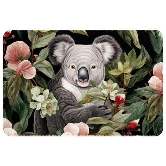 Koala Polyester Non-Slip Indoor Carpet Kitchen Mat - Machine Washable Door Rug Chair Mat