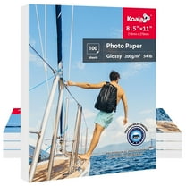 Koala Premium Glossy Photo Paper 8.5 x 11 Inch, 300 Sheets Water-Resistant Inkjet Photo Printer Paper, Resin-Coated Photo Paper 200gsm 54LB
