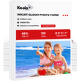 thumbnail image 1 of KOALA PAPER Premium Glossy Photo Paper, 8.5x11"", 48lb 10Mil, Pack of 300, Compatible with Canon, Epson, HP Printers, 1 of 13