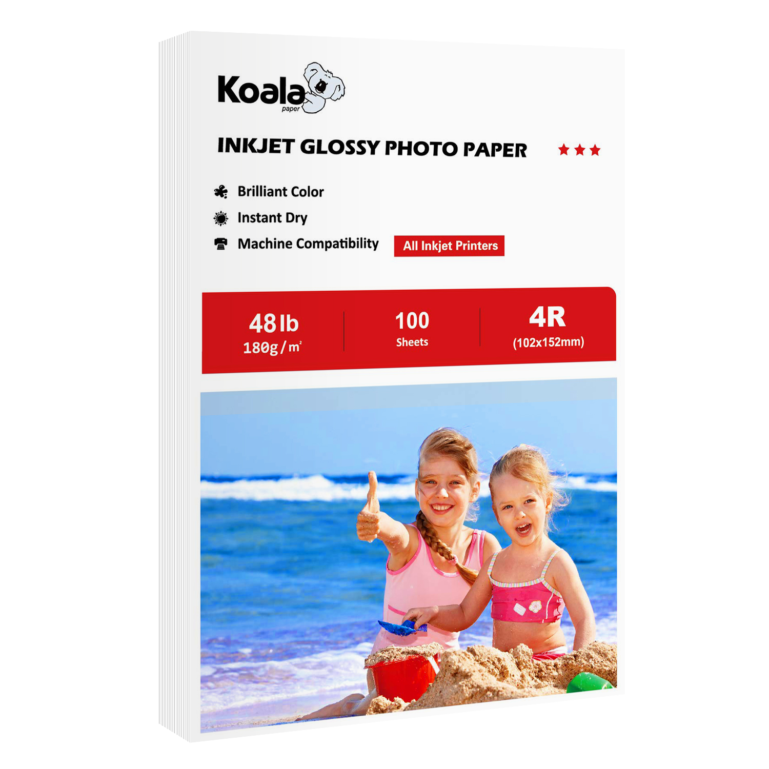 HP Everyday Photo Paper Ideal for All Inkjet Printers Glossy Surface