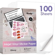 Cricut Printable Vinyl, 8.5"x11" White - Walmart.com