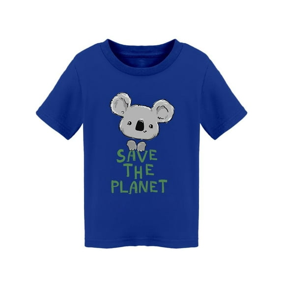 Koala Save The Planet Design T-Shirt Toddler -Image by Shutterstock,  3 Toddler