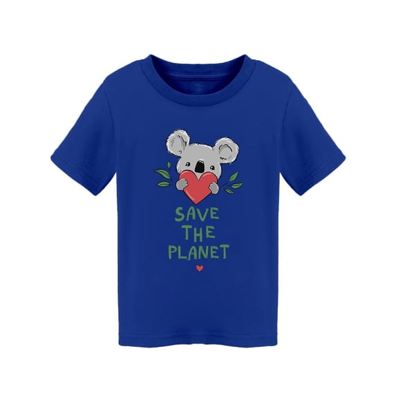 Koala Save The Planet T-Shirt Toddler -Image by Shutterstock, 2 Toddler
