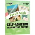 thumbnail image 1 of Koala Self Adhesive Laminating Sheets - 9 x 12 Inch Self Laminating Sheets, No Machine Needed Clear Self Sealing Laminate Sheets for Stickers, Photos - 5 Sheets, 1 of 8