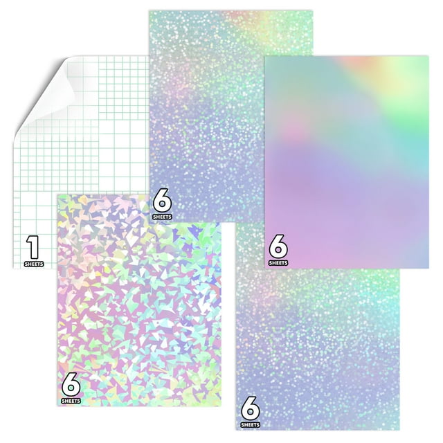 Koala Easy SelfAdhesive Laminating Sheets A4, Waterproof Holographic