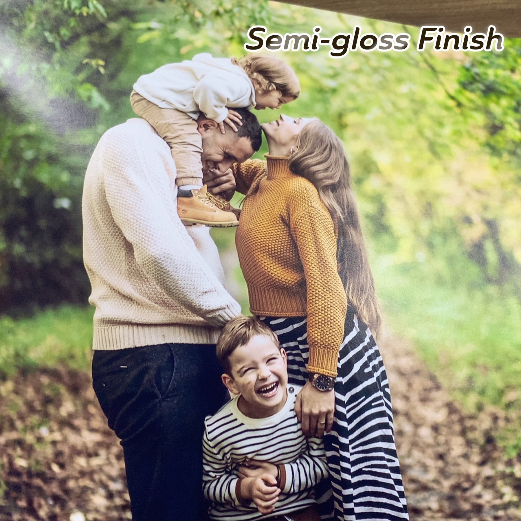 Koala Semi-Gloss Photo Printer Paper 8.5x11 Picture Paper for Inkjet + Laser jet Printers, 30lb Thin Semi Glossy Photo Paper 8.5x11 for DIY Brochures, Flyers, Custom Chip Bags