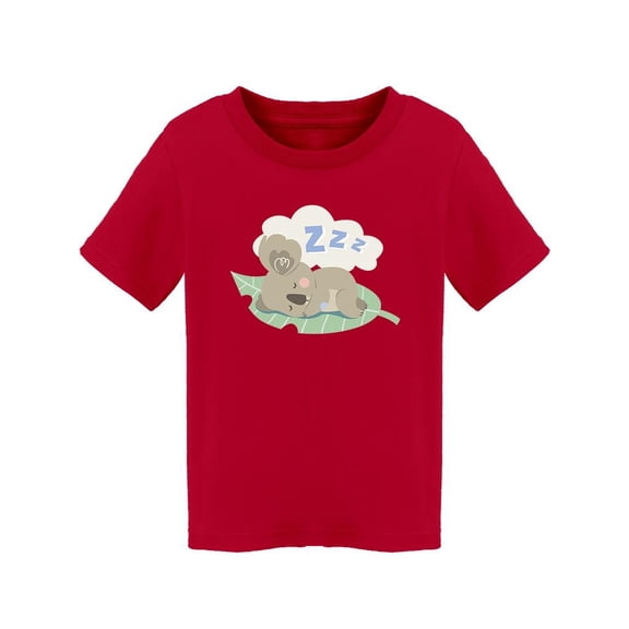 Koala Sleeps On A Leaf T-Shirt Toddler -Image by Shutterstock,  3 Toddler