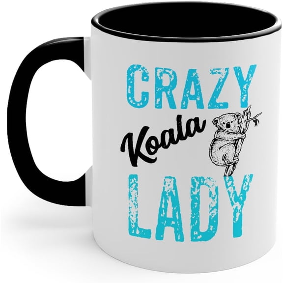 Koala Stack Coffee Mug – Cute Stacked Koalas Design, Fun Animal Lover Gift, Adorable Ceramic Cup,Ceramic Coffee Cup Gift for Women, Mom, or Daughter (White)