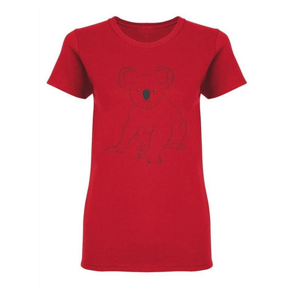 Koala Stance T-Shirt Women -Image by Shutterstock, Female Small