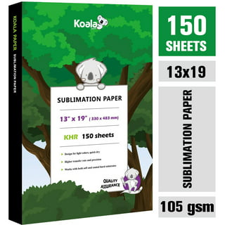 ASUB 110 Sheets 120g Sublimation Paper 13X19'' + Koala 4X100ml