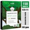 thumbnail image 1 of Koala Sublimation Paper 150 sheets 8.5x11 inches for Inkjet Heat Transfer Compatible with Sublimation Ink Printer 105gsm DIY Holiday Personalized Gifts, 1 of 13