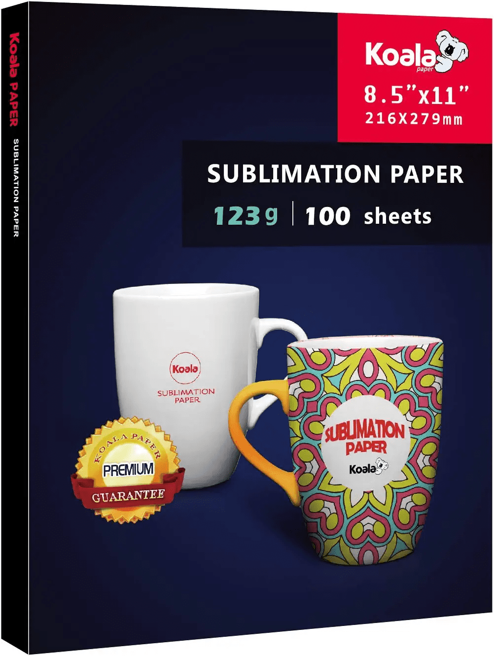 Koala Sublimation Paper 150 Sheets 8.5x14 Inches 100gsm For Inkjet Printer