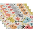 thumbnail image 1 of Koala Summer Placemats for Dining Table 12 x 18 Inch Cute Animal Kitchen Fabric Placemat Holiday Rustic Vintage Washable Table Mats Set of 4, 1 of 5