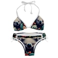 thumbnail image 1 of Koala Swimming Suit Bikini Set Bikinis, Detachable Sponge, Adjustable Strap, Two-Pack, Beach Pool Party Vacation Wear, 1 of 6