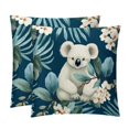 Koala Throw Pillows Set of 2 with Unique Patterns Covers Available in